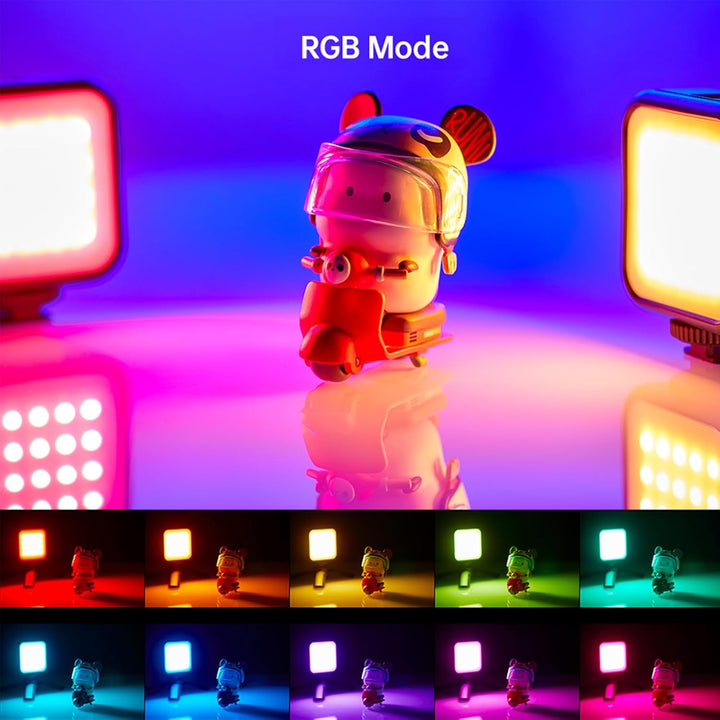 Godox LITEMONS LED6R RGB Videoleuchte, Pocket LED Licht Bicolor 3200K-6500K, CRI 95, 13 Fx Lichteffe
