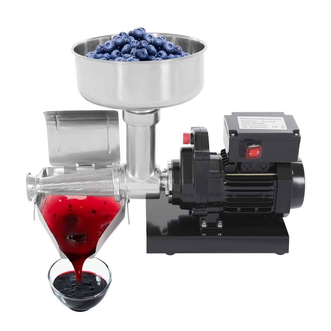 Elektrische Tomatenpresse, Elektrischer Tomatenmühle Maschine für Macht Ketchup, Erdbeermarmelade, H