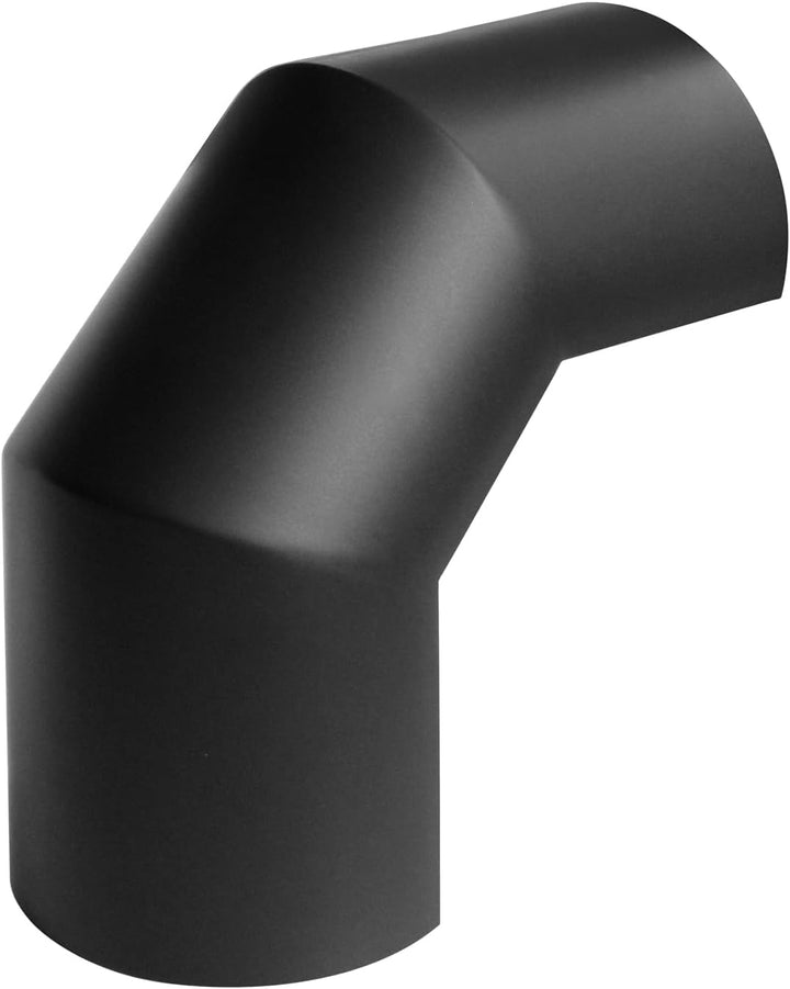 raik SH095-150-sw Raik Rauchrohrbogen/Ofenrohr 150mm - Thermoschild 90° schwarz