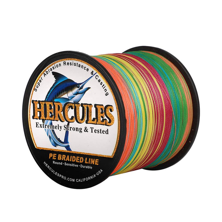 HERCULES Super Cast 100m - 2000m Yards Geflochtene Angelschnur 10lb - 300lb Test für Salzwasser Süss