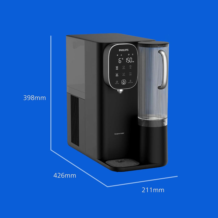 Philips Water Umkehrosmose-Wasserstation ADD6912BK/10: Eliminiert bis zu 110 Substanzen, sofortige E