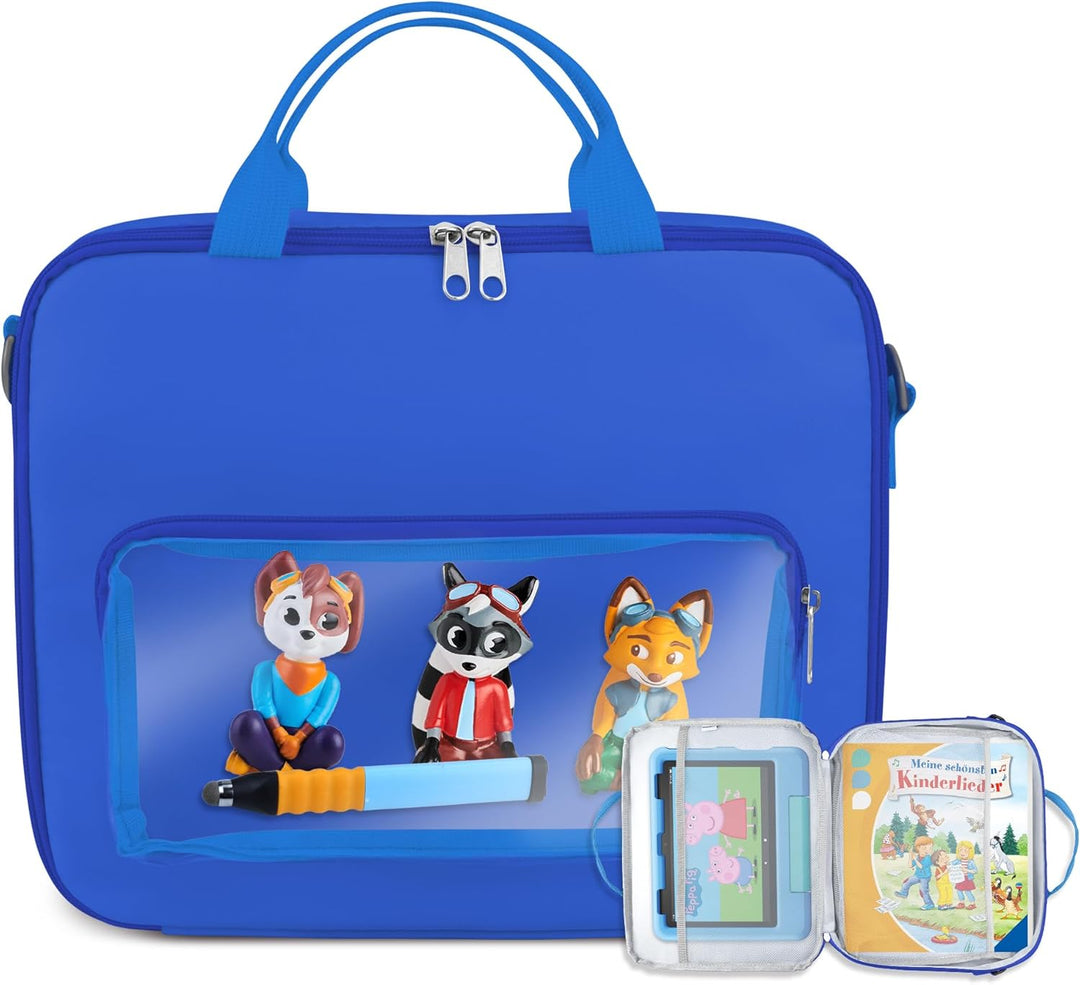 Gaga city 8-10 Zoll Kinder Tablet Tasche, mit Fächer für Edurino Figur und Stift, Kompatibel mit Rav