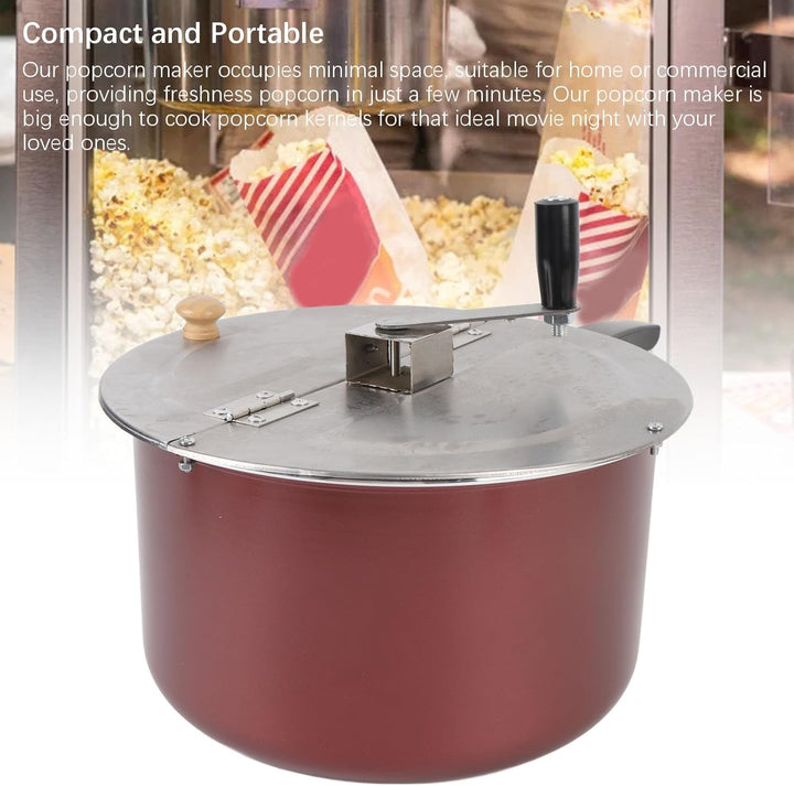 Herdplatte Popcorn Popper, Manuelle Popcorn Maker, Handbetriebene Popcorn Maker Köstliche Hausgemach