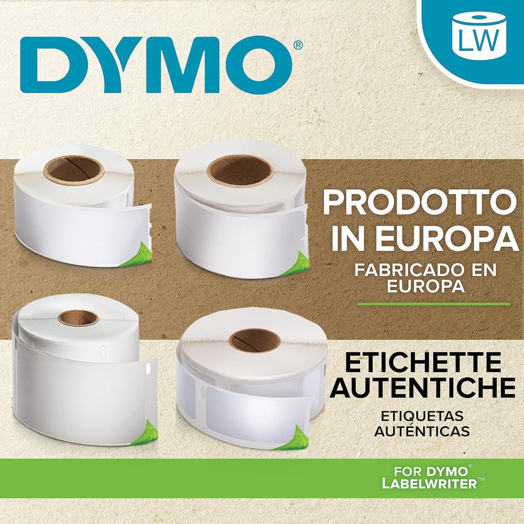 DYMO Original LabelWriter Versand/Namensschild-Etiketten 102 mm x 59 mm 2 Rollen mit je 575 leicht a