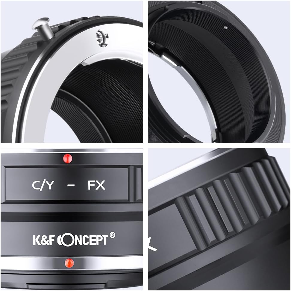 K&amp;F Concept® C/Y-FX Objektivadapter Adapter Fuji Objektiv Adapterring für Contax/Yashica Objektiv au