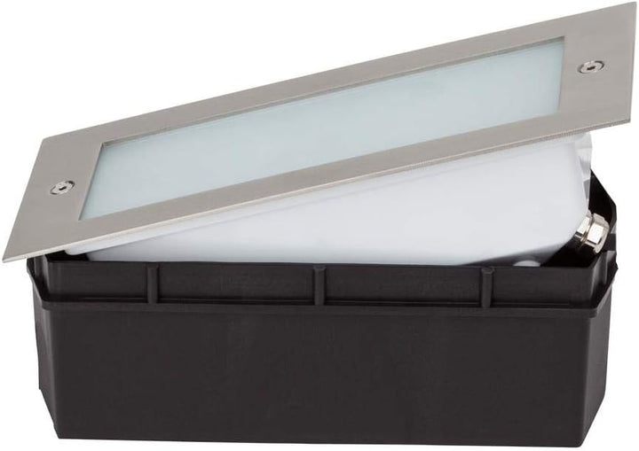 AEG WALL LED Wandeinbauleuchte 25,2 cm Satiniert Nickel gebürstet