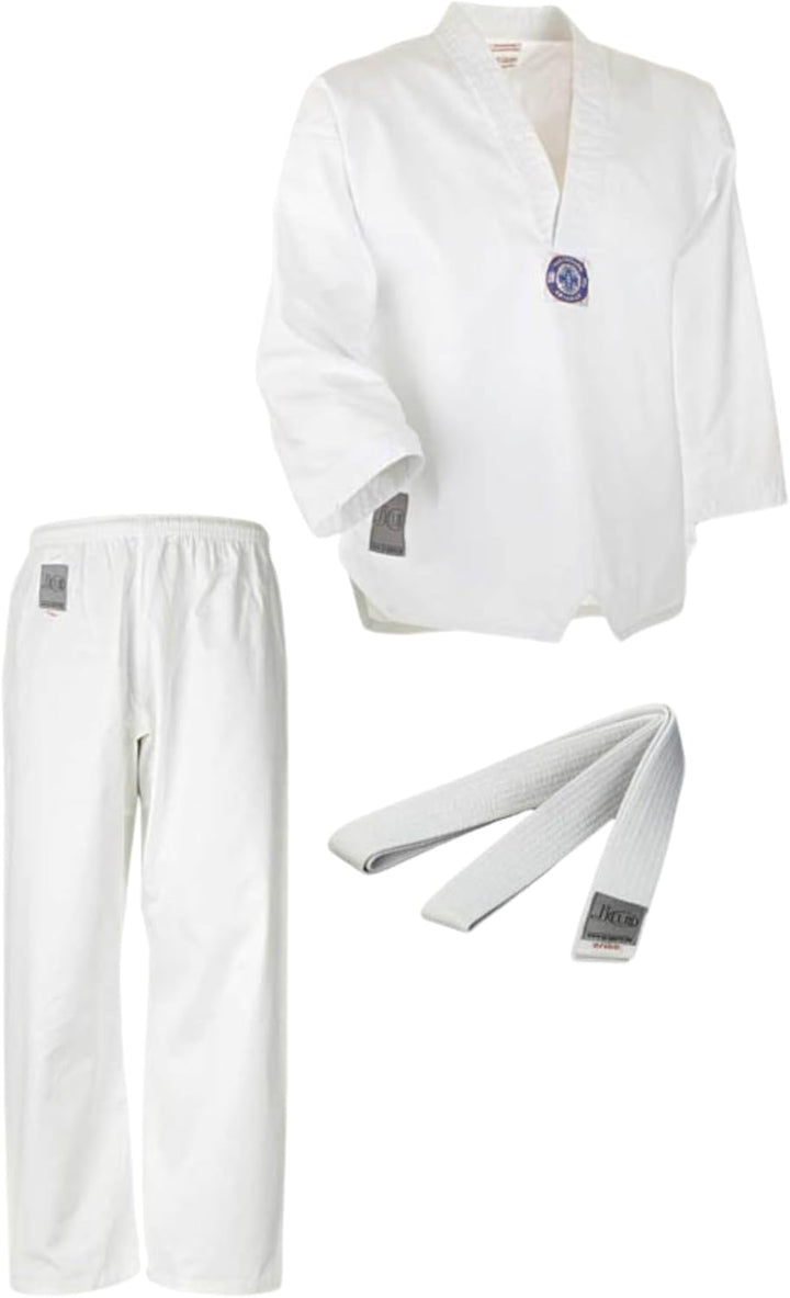 Ju-Sports Taekwondo Anzug Bonsai Weiss I Dobok Taekwondo speziell für Kinder I Taekwondo Kimono inkl