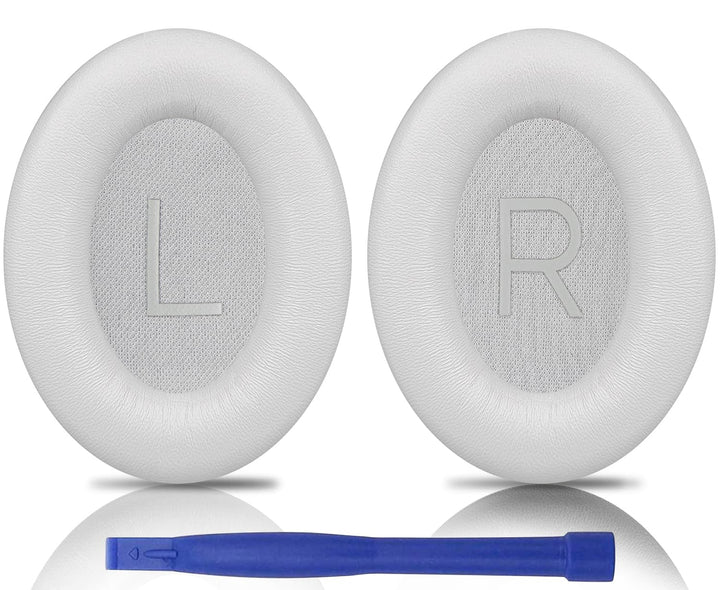 SOULWIT Lammfell Ersatzpolster Ersatz Ohrpolster für Bose QuietComfort 45 (QC45)/QuietComfort SE (QC