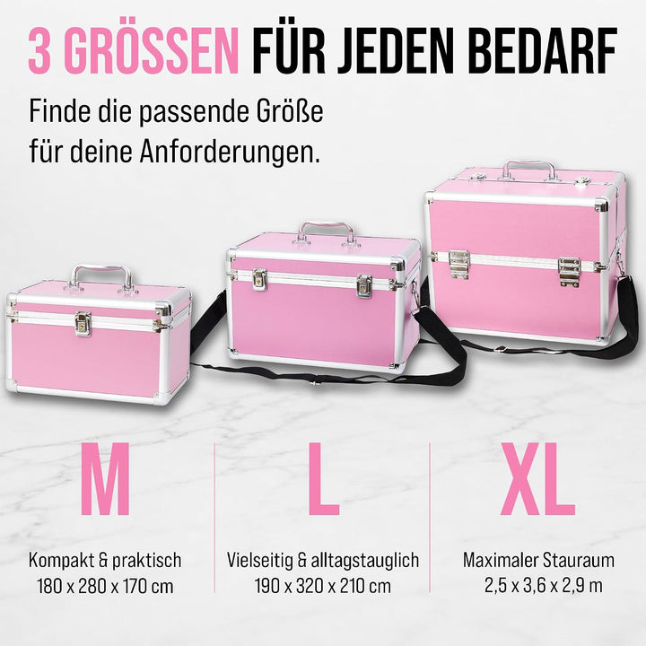 StarK Medikamentenbox Aufbewahrung – Abschliessbarer Medikamentenkoffer Aluminium | Hausapotheke für