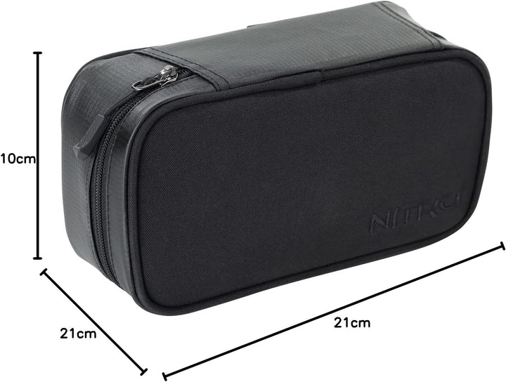 Nitro Pencil Case XL Inkl. Geo Dreieick & Stundenplan, Federmäppchen, Schlampermäppchen, Faulenzer B