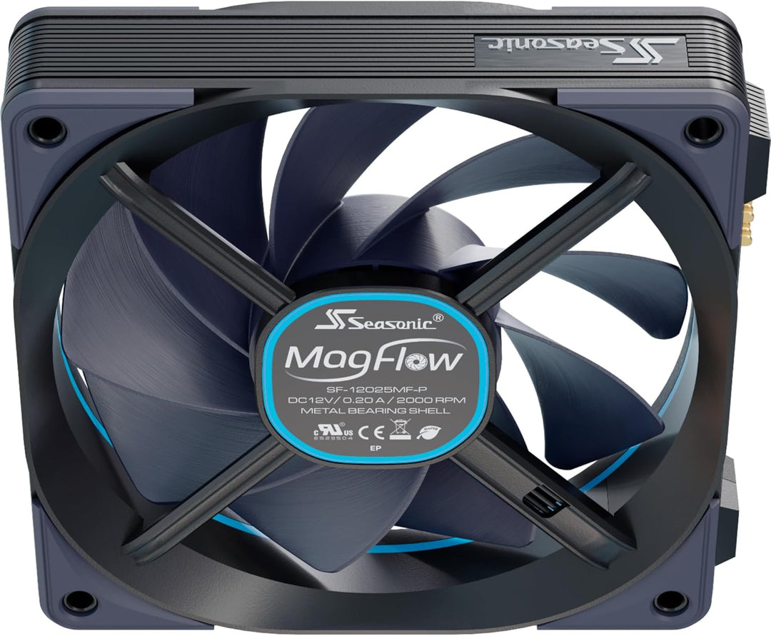 Seasonic Lüfter MagFlow 1225PWM 3-Fan Kit 3 Stück