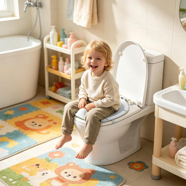 Töpfchen-Sitz Für Toilette Faltbarer Tragbarer Saugnapf-Universalabdeckung | Toilettentrainingssitze