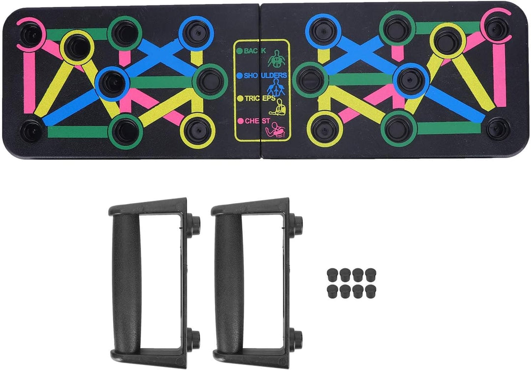 Ejoyous Push Up Rack Board, Liegestütze Brett Faltbares Multifunktions Heimtrainings Fitnessgerät Li