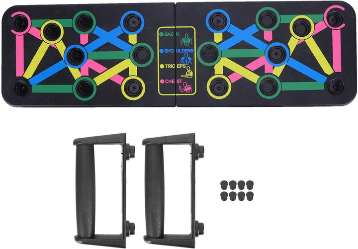 Ejoyous Push Up Rack Board, Liegestütze Brett Faltbares Multifunktions Heimtrainings Fitnessgerät Li