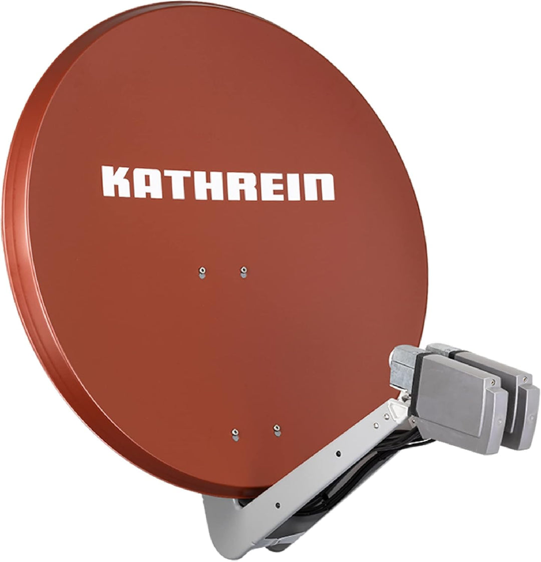 Kathrein CAS 90 ro Sat-Antenne multifeedfähig rotbraun - 4 Teilnehmer 4 Teilnehmer Rotbraun, 4 Teiln