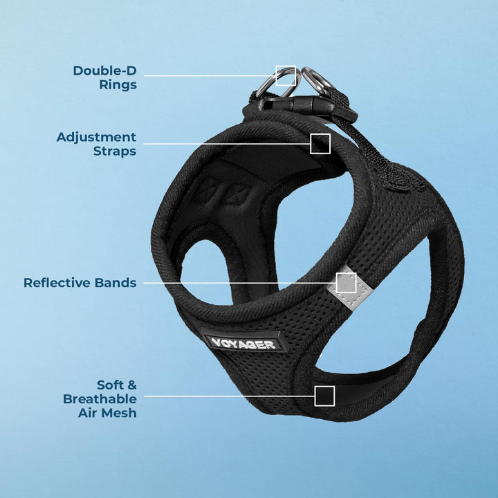 Best Pet Supplies Voyager Step-In Air Hundegeschirr – Allwetter Mesh Step In Weste Geschirr für klei