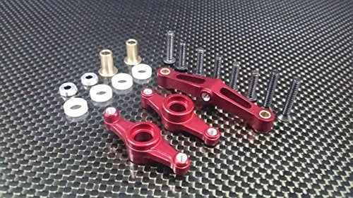 GPM for Tamiya TT-02 Tuning Teile Aluminium Steering Assembly - 1 Set Red