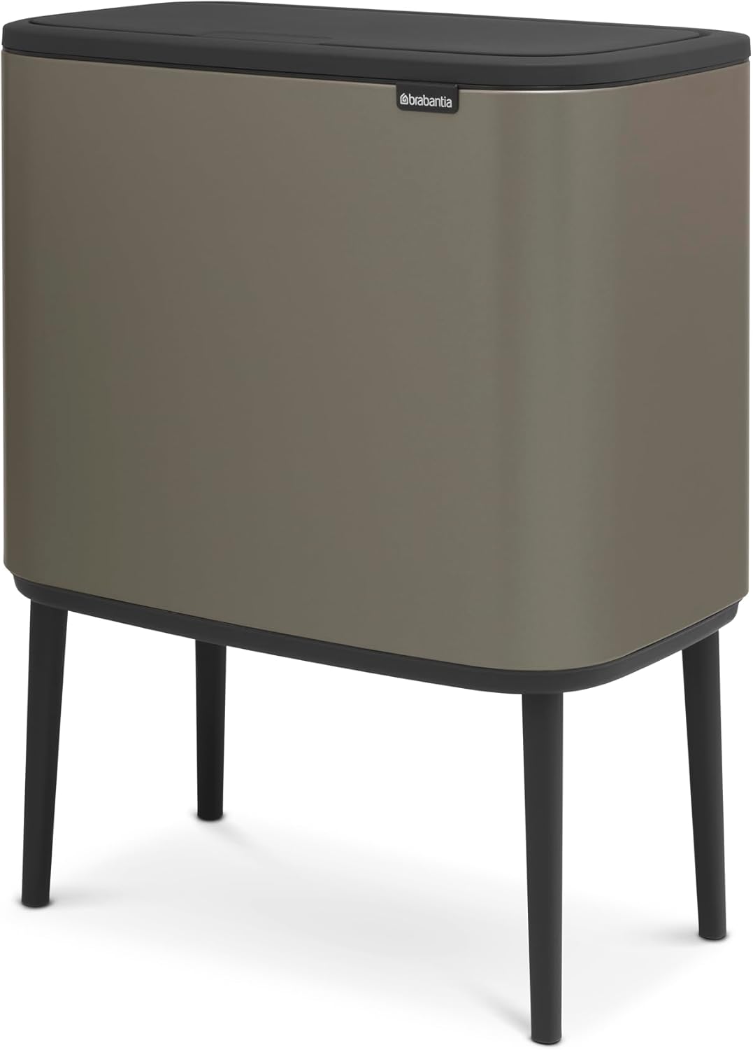 Brabantia 315787 Bo Touch Bin, 36 L Abfalleimer, Edelstahl, Platinum, 54 x 31.5 x 68 cm 1 Inneneimer