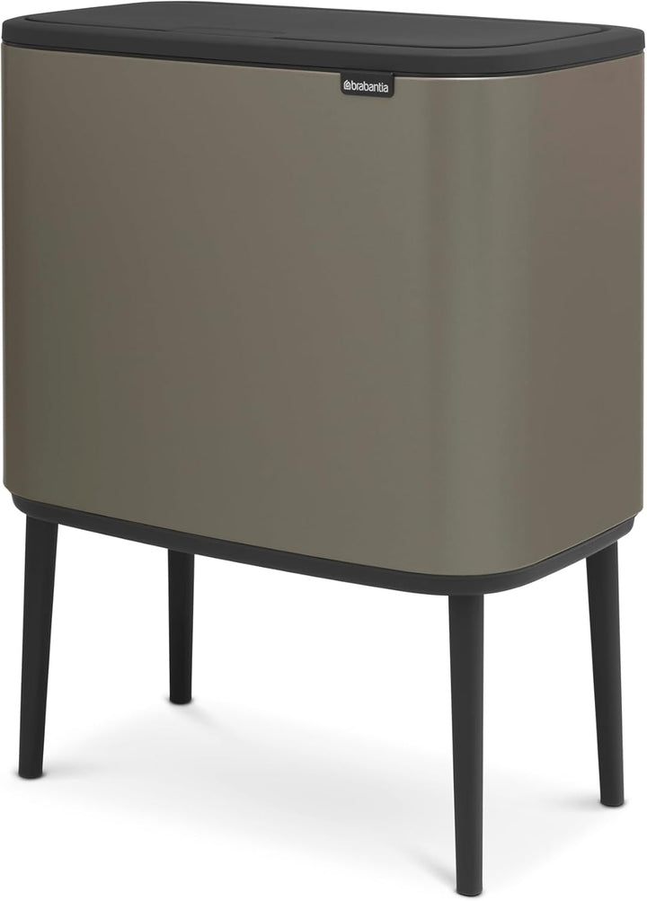 Brabantia 315787 Bo Touch Bin, 36 L Abfalleimer, Edelstahl, Platinum, 54 x 31.5 x 68 cm 1 Inneneimer