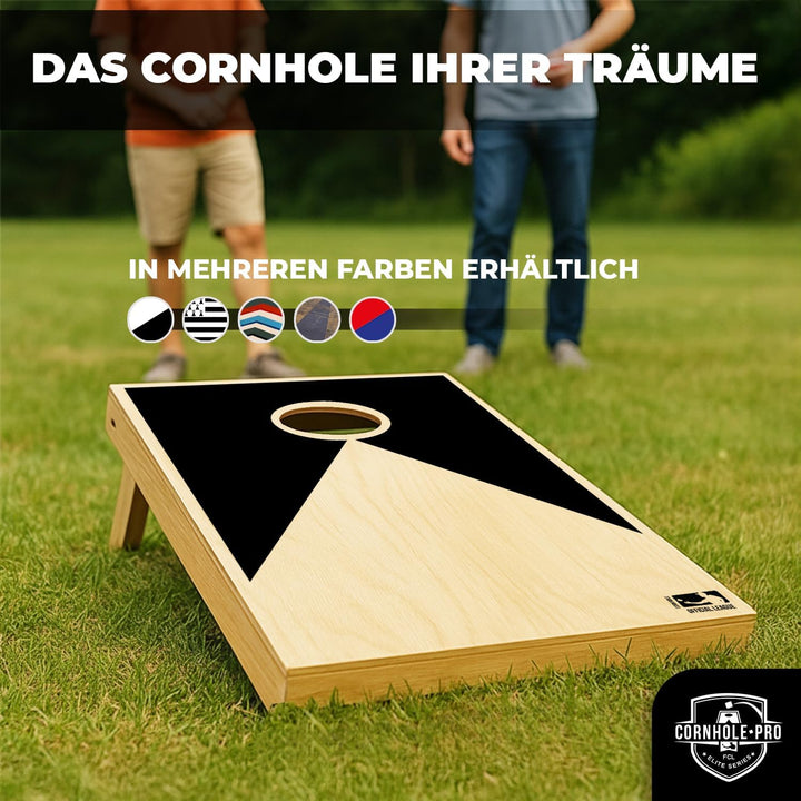 Original Offizielles Cornhole | Amerikanisches Cornhole | Einfach zu transportieren | Offizielle Abm