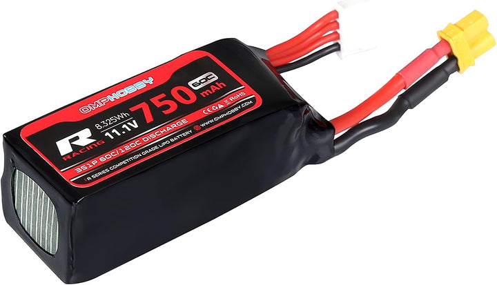 OMPHOBBY M2 EVO Helicopter Teile OSHM2329 Lithium Batterie 11.1V 750mAh 60C Original Ersatz für OMP