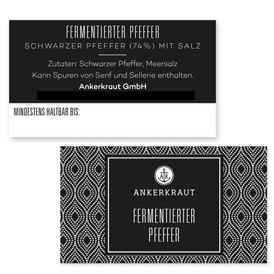 Ankerkraut Fermentierter Pfeffer, 150g im Tiegel Single, Single