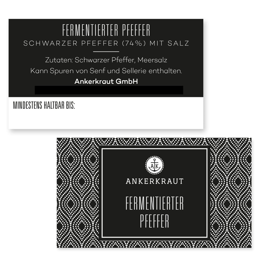 Ankerkraut Fermentierter Pfeffer, 60g im Tiegel, 60g im Tiegel