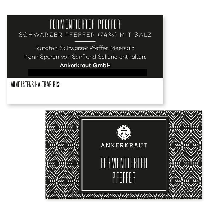 Ankerkraut Fermentierter Pfeffer, 60g im Tiegel, 60g im Tiegel