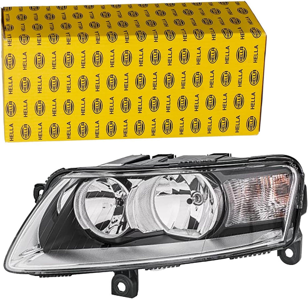 HELLA 1EE 008 880-011 Halogen-Hauptscheinwerfer - links - für u.a. Audi A6 Avant (4F5, C6) Links (Fa