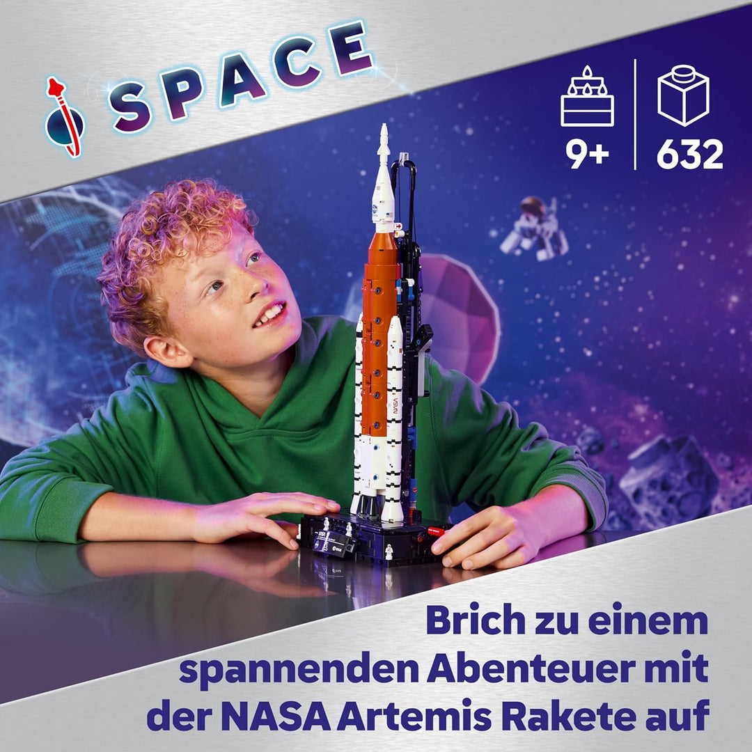 LEGO Technic NASA Artemis SLS-Schwerlastrakete - Kinder Rakete & Raumschiff Spielzeug - Baumodell &