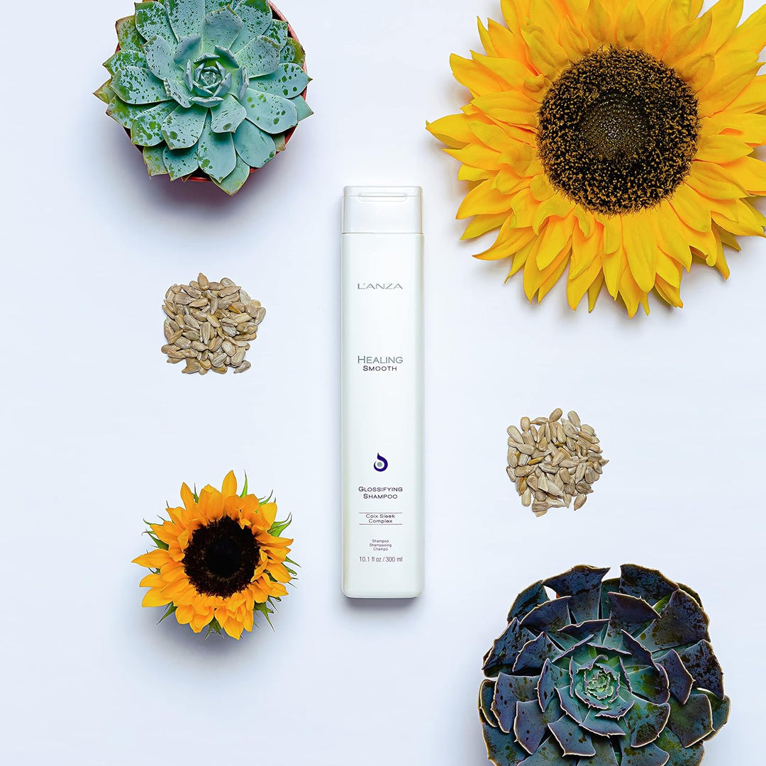 L'ANZA Reibungslose Heilung Glänzendes Shampoo (300 ml), Nährt, Repariert und Verleiht dem Haar Glan