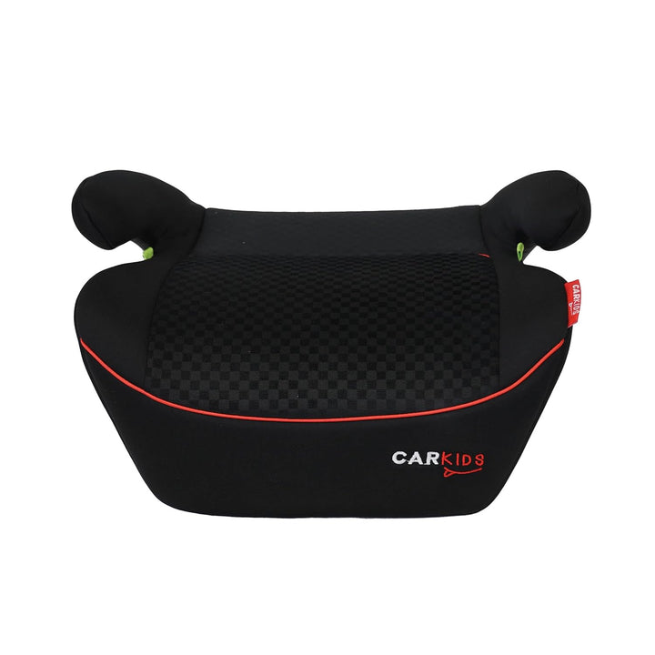 Carkids I-Size Sitzerhöhung Alex 125-150cm Schwarz/Rot Schwartz/Rot, Schwartz/Rot