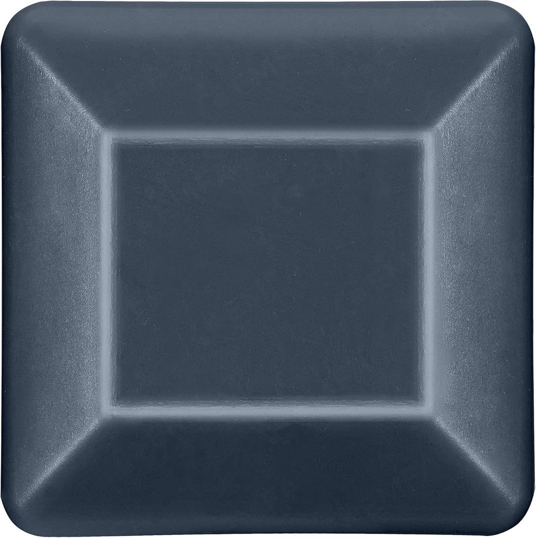 EMFA Zaunpfahlkappe 80x80 mm 10 Stück Anthrazit Pfostenkappe quadratisch Zaunpfostenkappen Zaunabdec