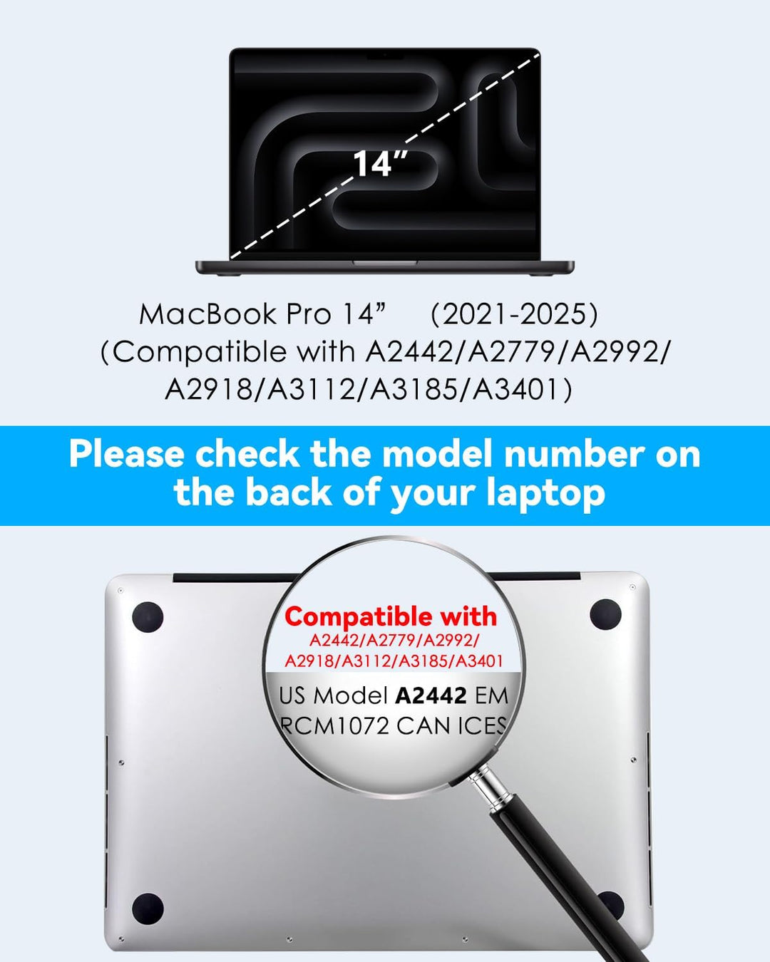CloudValley Magnetischer Blickschutzfilter für MacBook Pro 14/14.2 Zoll (2021-2025, M1/M2/M3/M4/M5 C