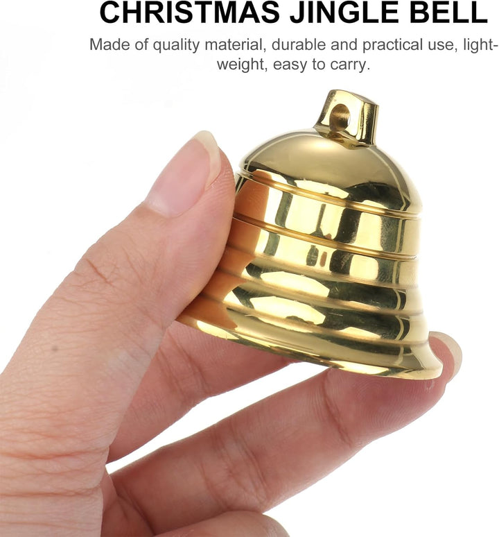 STOBOK 5Cm Weihnachten Schlitten Glocken Ornament Gold Service Glocke Grosse Kranz Weihnachten Abend
