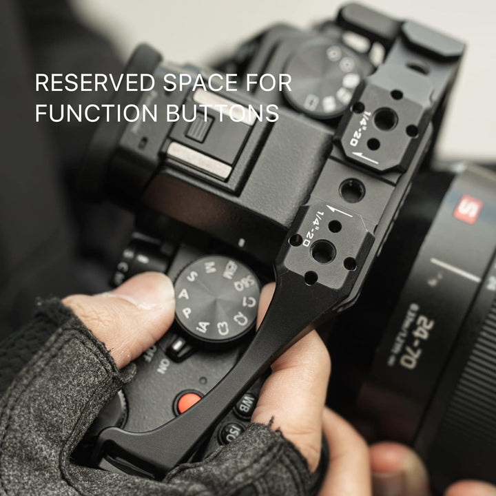 Tilta Full Camera Cage Kompatibel mit Lumix S5 II/S5 IIX/G9 II mit HDMI USB-C Kabelklemme - Schwarz