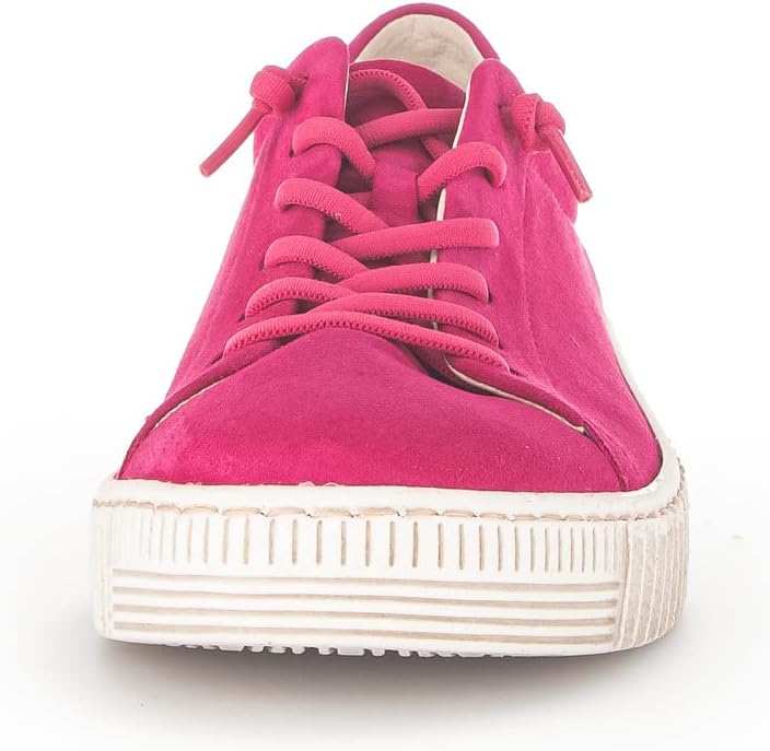 Gabor Damen Low-Top Sneaker, Frauen Halbschuhe,Wechselfussbett 35.5 EU Pink 10, 35.5 EU Pink 10