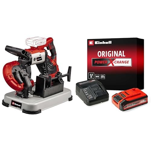 Einhell Akku-Bandsäge TE-MB 18/127 U Li Power X-Change (18 V, 115 mm Schnitthöhe, 127 mm Schnittbrei