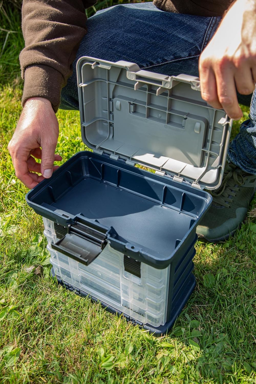 Ultimate Compact Storage Box inkl. 4 Tackleboxen - Angelkoffer