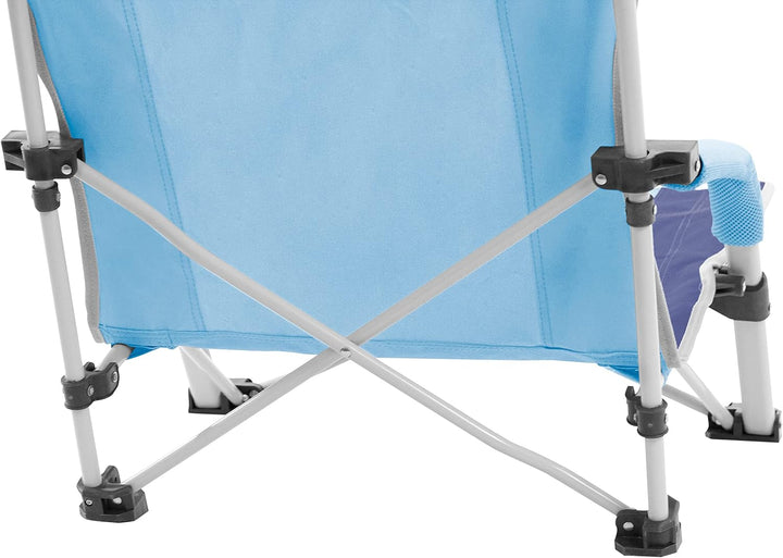 BRUNNER Strandstuhl Bula blau/hellblau, Blau/Hellblau