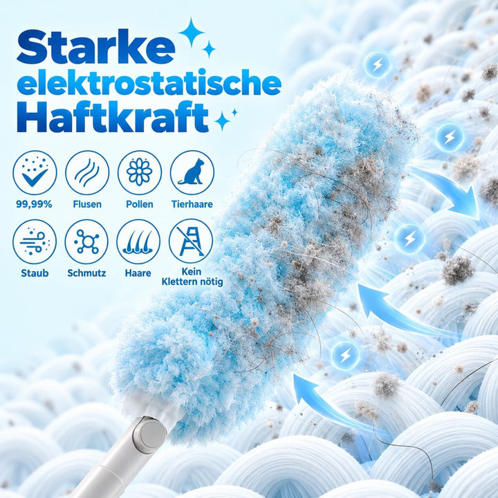 32pcs Mikrofaser Staubmagnet Nachfüllpack Kompatibel mit Swiffer Duster