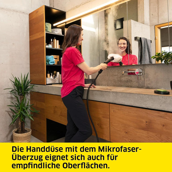 Kärcher Dampfreiniger SC 4 Deluxe Iron, Dampfdruck: 4,0 bar, Aufheizzeit: 3 min., Fläche: ca. 130 m²