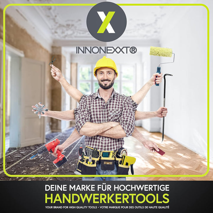 INNONEXXT® Premium Spanplattenschrauben | 3,0 x 30 mm | Fräsrippen | Cut-Spitze | Terrassenschrauben