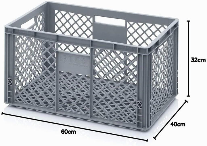 Auer Packaging Eurobehälter 60 x 40 x 32 durchbrochen - Bäckerkiste EO 64/32 Brotkiste Aufbewahrungs
