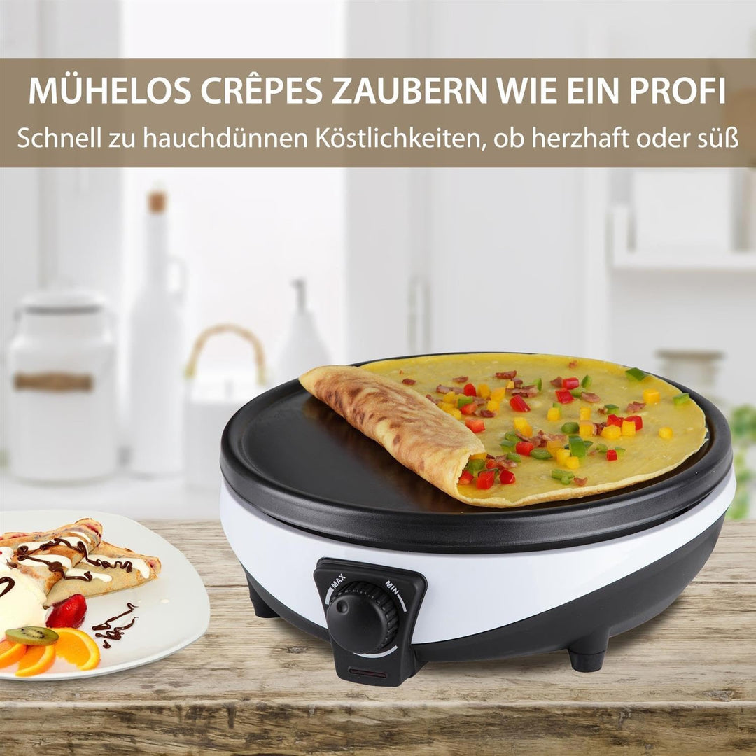 Syntrox Germany 3in1 Crepes Maker | Kontaktgrill | Pancake Maker Zephir, viele Anwendungsmöglichkeit