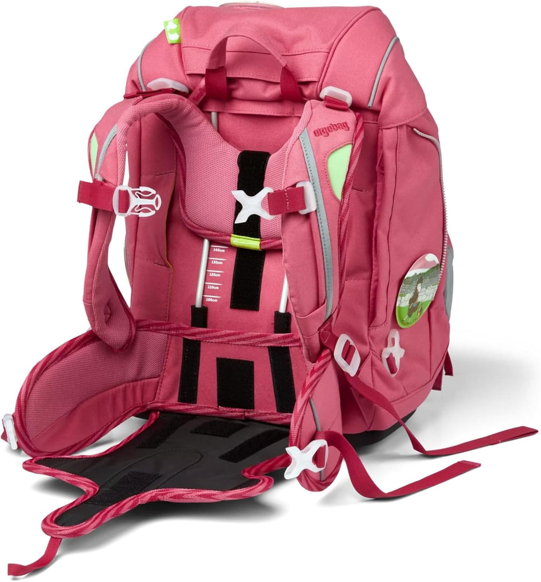 ergobag Kollektion 2020 Schulranzen-Set, OneSize Lamas in Bärjamas - Rosa, Lamas in Bärjamas - Rosa