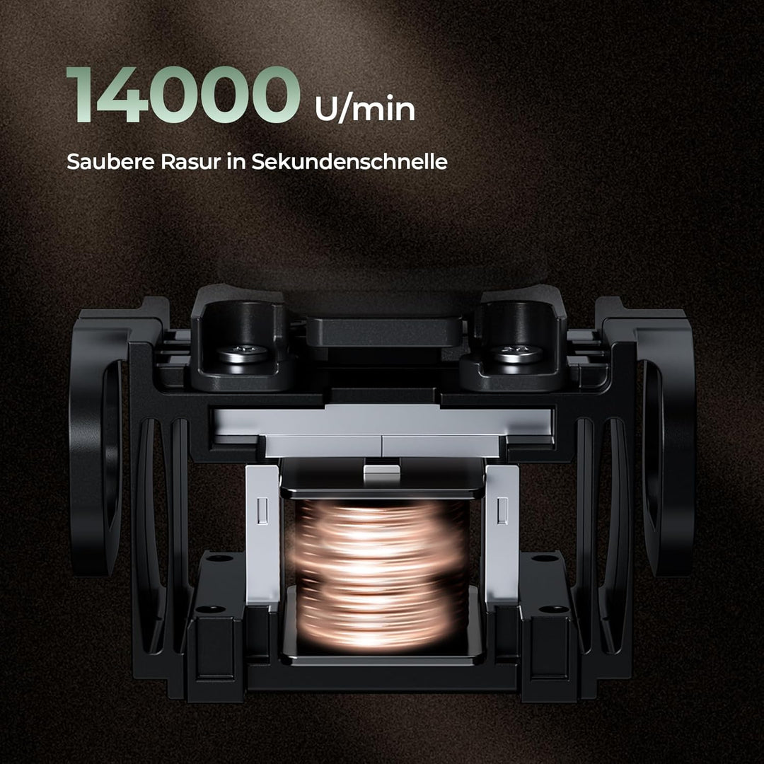 Yoose MINI 5 Rasierer Herren Elektrisch, Elektro Bart Trimmer Elektrorasierer Gesichtsrasierer Männe