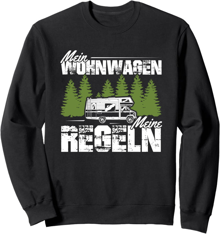 Camper Shirt Herren Camping Geschenke für Camper Wohnwagen Sweatshirt