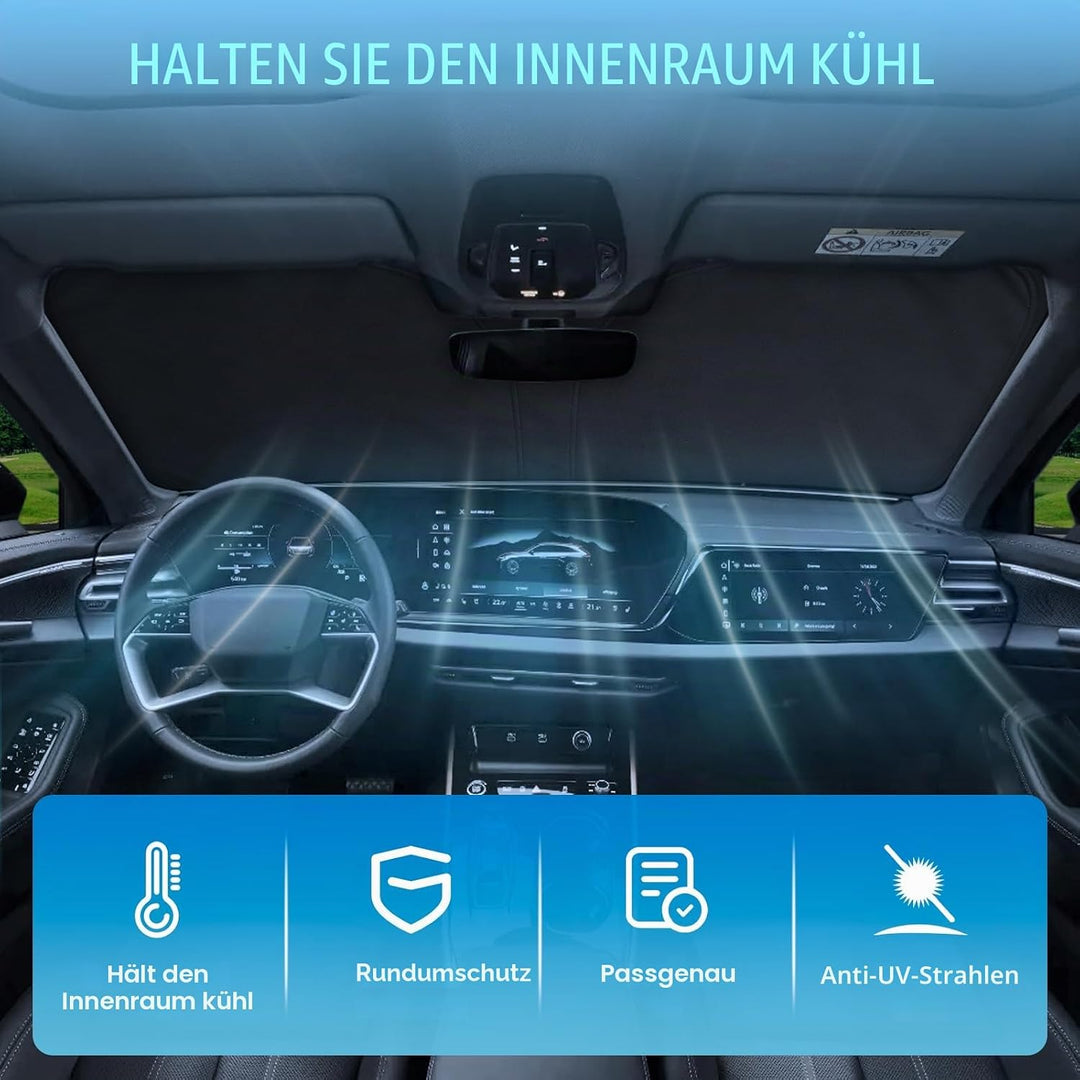 Sonnenschutz Auto Frontscheibe Ersatz für Audi A6 4L 2025-2026, Auto Windschutzscheibe Sonnenschutz