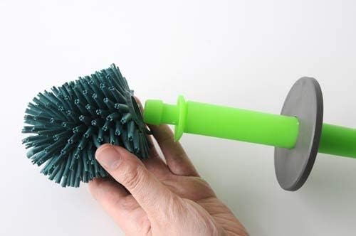 Alessi "MERDOLINO" Klosettbürste aus thermoplastischem Harz, braun, Braun